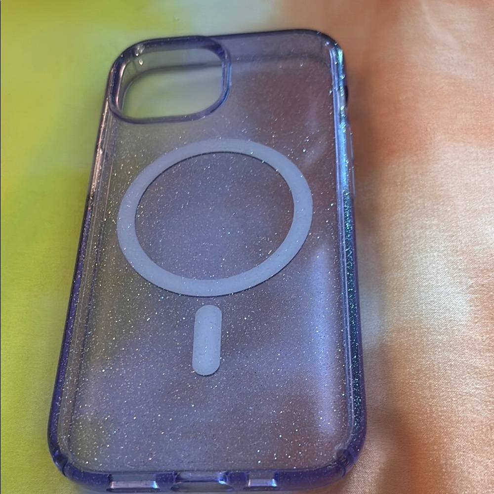 Transparent Glitter Phone Case